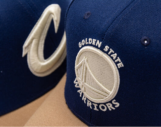 Kappe Mitchell & Ness - Sand Storm Classic Red - Golden State Warriors - Navy/Sand