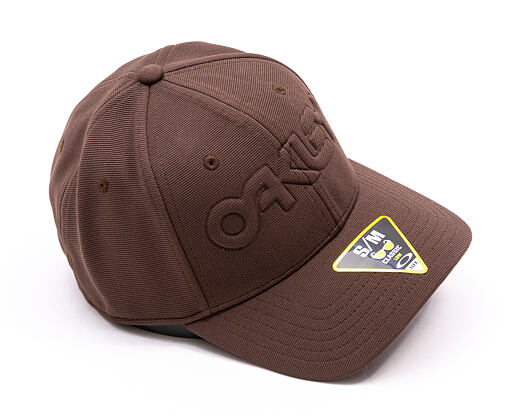 Kappe Oakley - 6 Panel Stretch Hat Embossed - Cocoa Brown