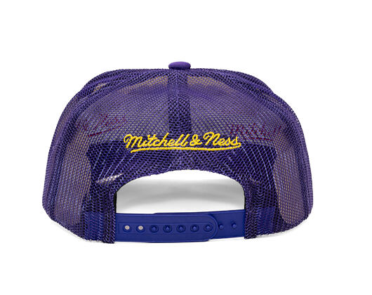 Kappe Mitchell & Ness - NBA Vintage Block Trucker - LA Lakers - Cream