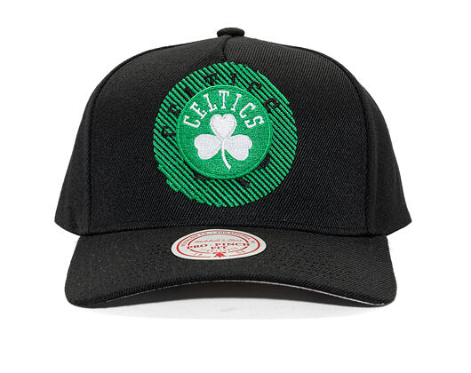 Kappe Mitchell & Ness - NBA Tilted Pro Snapback - Boston Celtics - Black
