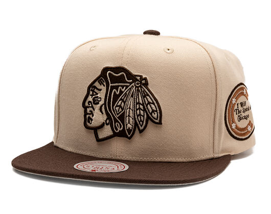 Kappe Mitchell & Ness - NHL Fashion Basic 2T - Chicago Blackhawks - Cream