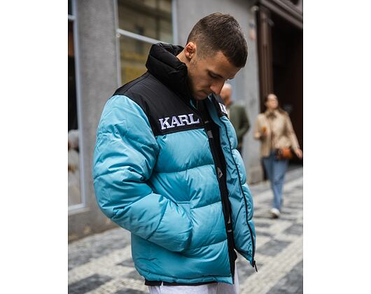 Jacke Karl Kani - Retro Essential Puffer Jacket - Blue