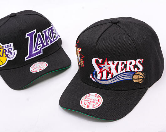 Kappe Mitchell & Ness - NBA Busted Pro HWC - Philadelphia 76Ers - Black
