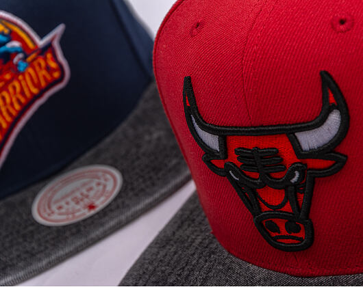 Kappe Mitchell & Ness - NBA Denim Patchwork - Chicago Bulls - Red