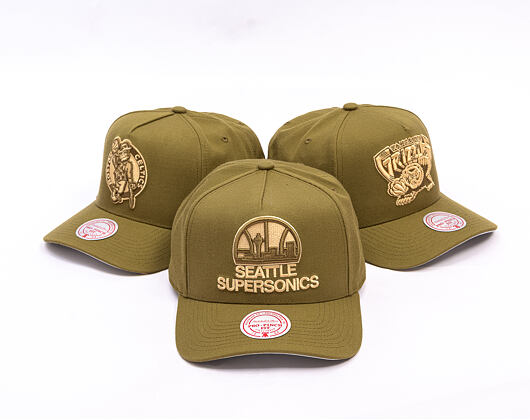 Kappe Mitchell & Ness - NBA Fashion Basic Pro HWC - Seattle Supersonics - Olive