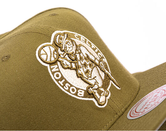 Kappe Mitchell & Ness - NBA Fashion Basic Snapback - Boston Celtics - Olive