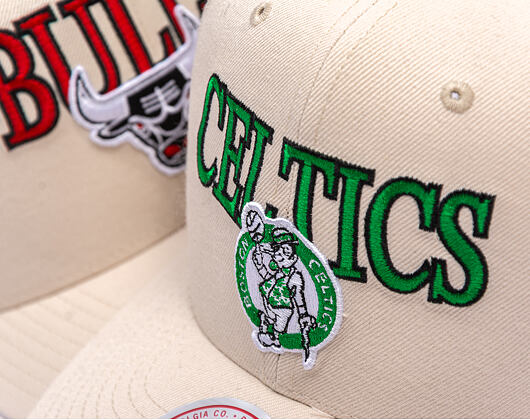 Kappe Mitchell & Ness - NBA Team Name Pro Crown - Boston Celtics - Bone