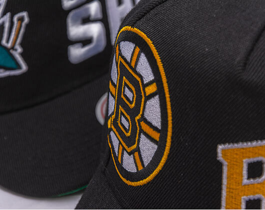 Kappe Mitchell & Ness - NHL Busted Pro - Boston Bruins - Black