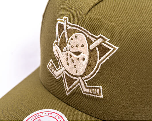 Kappe Mitchell & Ness - NHL Fashion Basic Pro Vntg - Anaheim Ducks - Olive