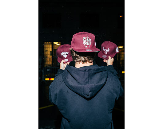 Kappe Mitchell & Ness - NBA Fashion Basic Snapback - Boston Celtics - Dark Purple