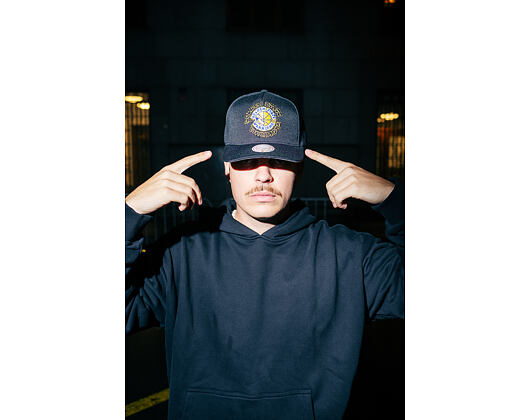 Kappe Mitchell & Ness - NBA Tilted Pro Snapback Hwc - Golden State Warriors - Black