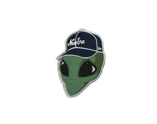 Brosche New Era - Branded Cap Pin - Alien - Silver