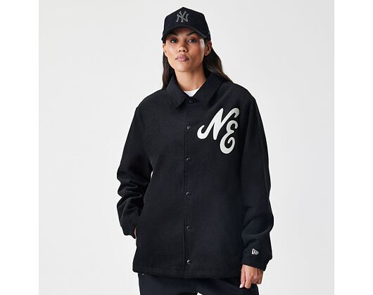 Jacke New Era - Branded Cord Coach Jacket - Black