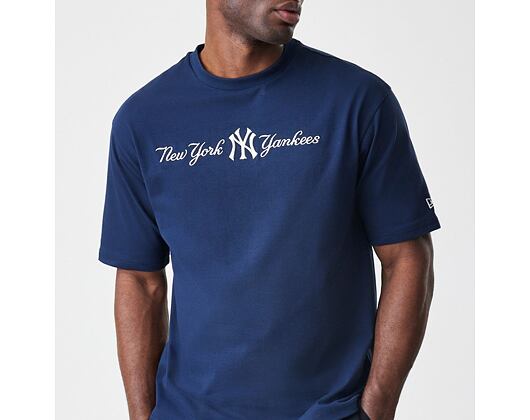T-Shirt New Era - MLB Graphic Oversized Tee - NY Yankees - Navy