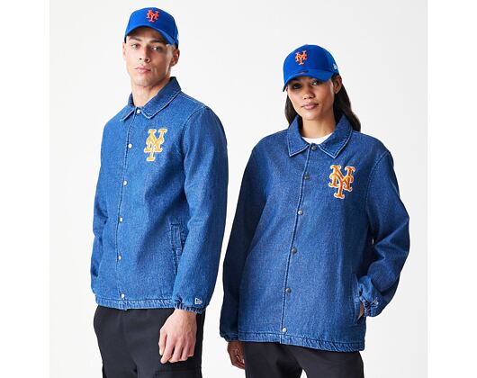 Jacke New Era - MLB Denim Coach Jacket - NY Mets - Denim