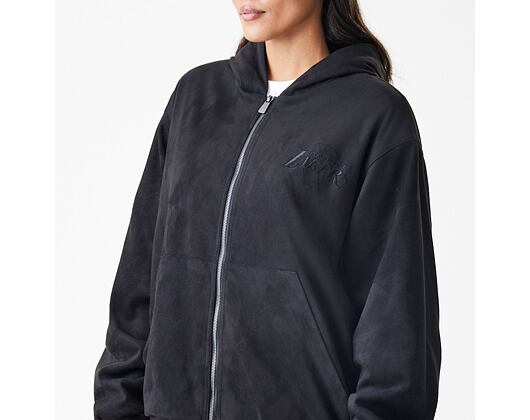 Jacke New Era - NBA Suede Hooded Jacket - LA LAkers - Black