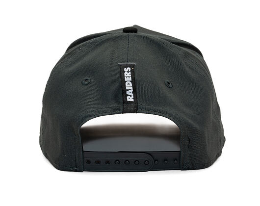 Kappe New Era - NFL Charcoal Drop 9FORTY A-Frame - LAs Vegas Raiders - Steel Clouds / Black