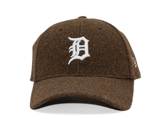 Kappe New Era - MLB Melton Wool 9FORTY - Detroit Tigers - Brown / White