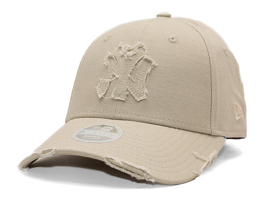 Damen Kappe New Era - MLB Distressed 9FORTY - NY Yankees - Stone