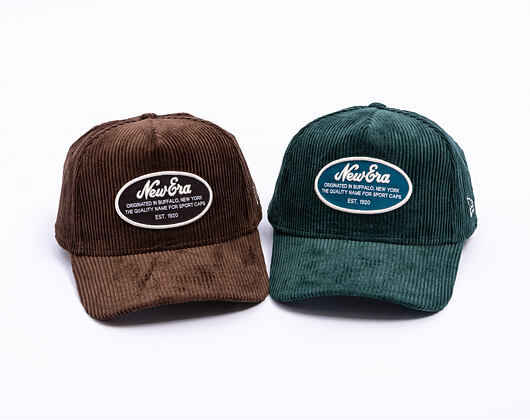 Kappe New Era - Branded Patch Cord 9FORTY A-Frame - Brown