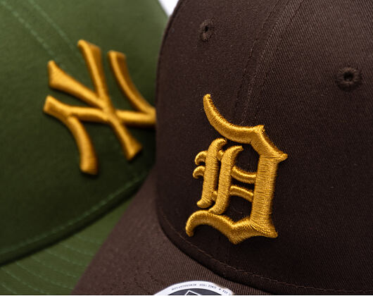 Kappe New Era - MLB WS Patch 9FORTY M-Crown - Detroit Tigers - Brown