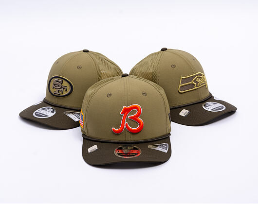 Kappe New Era - NFL25 "Salute to Service" - 9SEVENTY Stretch-Snap - Chicago Bears 