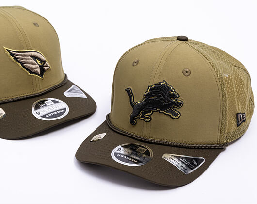 Kappe New Era - NFL25 "Salute to Service" - 9SEVENTY Stretch-Snap - Detroit Lions 