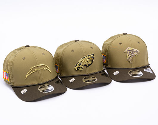 Kappe New Era - NFL25 "Salute to Service" - 9SEVENTY Stretch-Snap - Los Angeles Chargers 