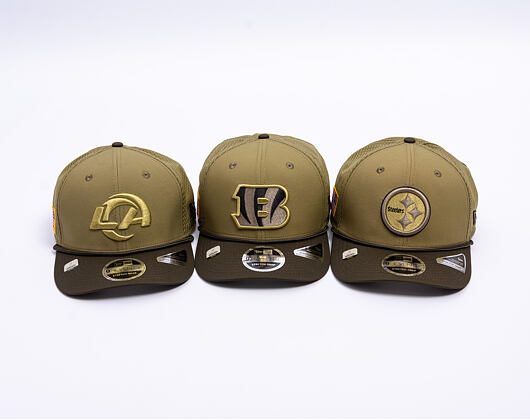 Kappe New Era - NFL25 "Salute to Service" - 9SEVENTY Stretch-Snap - Pittsburgh Steelers 