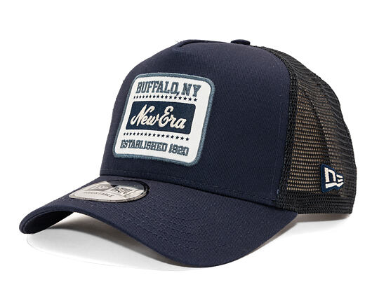 Kappe New Era - Branded Patch Trucker 9FORTY Trucker - Navy