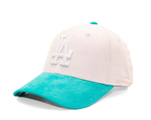 Kinder Kappe New Era - MLB Kids Cord 9FORTY - LA Dodgers - Light Pink / Mint