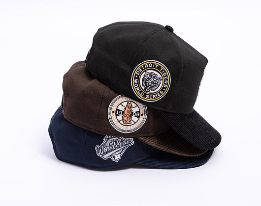 Kappe New Era - MLB Retro Cord Cooperstown 19TWENTY - Detroit Tigers - Black