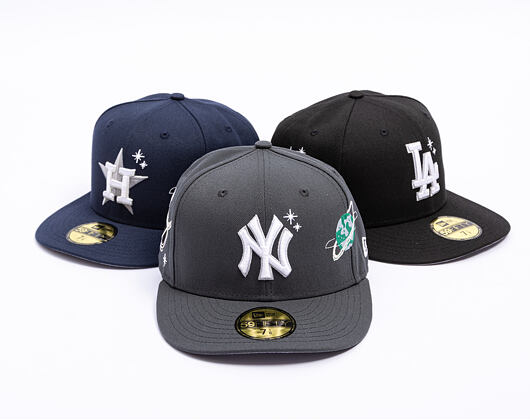 Kappe New Era - MLB Planet Icon 59FIFTY - NY Yankees - Steel Clouds