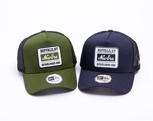 Kappe New Era - Branded Patch Trucker 9FORTY Trucker - Rifle Green