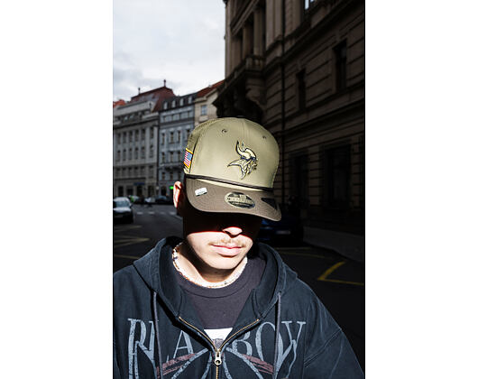 Kappe New Era - NFL25 "Salute to Service" - 9SEVENTY Stretch-Snap - Minnesota Vikings 