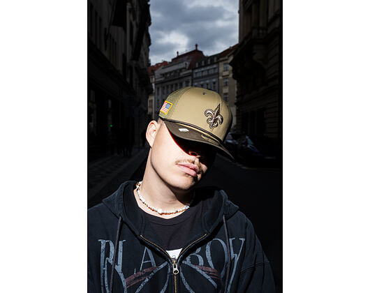 Kappe New Era - NFL25 "Salute to Service" - 9SEVENTY Stretch-Snap - New Orleans Saints 