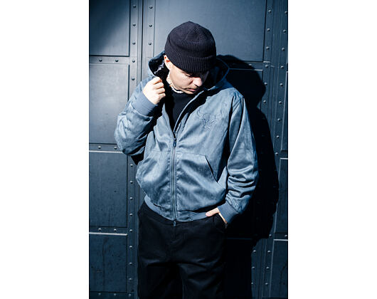 Jacke New Era - NBA Suede Hooded Jacket - Chicago Bulls - Grape