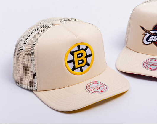 Kappe Mitchell & Ness - Evergreen Trucker Vntg - NHL - Boston Bruins - Off White
