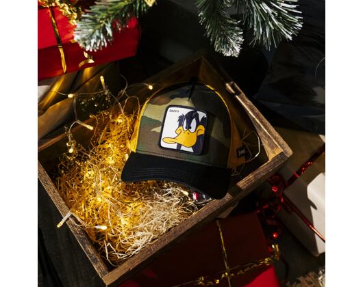 Kappe Capslab - Trucker Looney Tunes - Daffy Duck v.3 Trucker Camo / Yellow