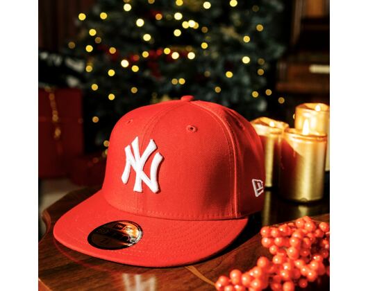 Kappe New Era - MLB Basic 59FIFTY - NY Yankees - Scarlet / White