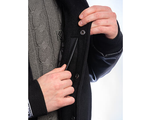 Jacke Mitchell & Ness - NFL Blackout Collection Varsity Jacket Oakland Raiders - Black