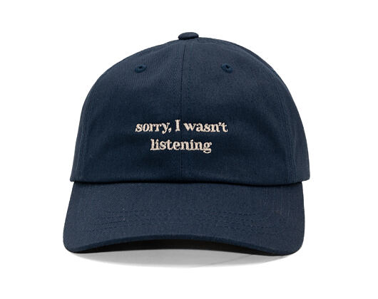Kappe 8by8 - Dadcap - "Sorry, I wasn't listening" - Navy/White