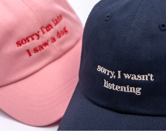 Kappe 8by8 - Dadcap - "Sorry, I wasn't listening" - Navy/White