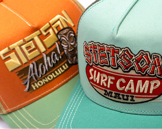 Kappe Stetson - Trucker Cap - - Surf Camp - 44