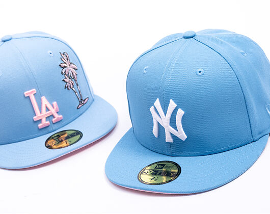 Kappe New Era - MLB 1999 WS 59FIFTY - NY Yankees - Sky Blue / Pink UV