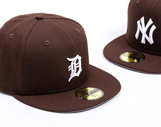 Kappe New Era - MLB Seasonal 59FIFTY - Detroit Tigers - Burnt Wood - Brown