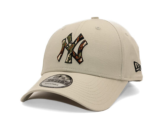 Kappe New Era - MLB Outline Camo 9FORTY - NY Yankees - Stone