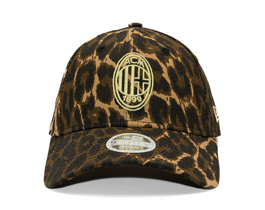 Damen Kappe New Era -  Leopard 9FORTY - Ac Milan - Brown