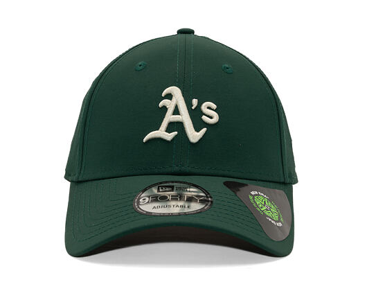 Kappe New Era - MLB Recycled Midi 9FORTY - Oakland Athletics - Dark Green