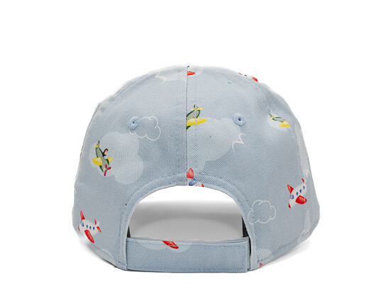 Kinder Kappe New Era - MLB Plane All Over 9FORTY - NY Yankees - Sky Blue